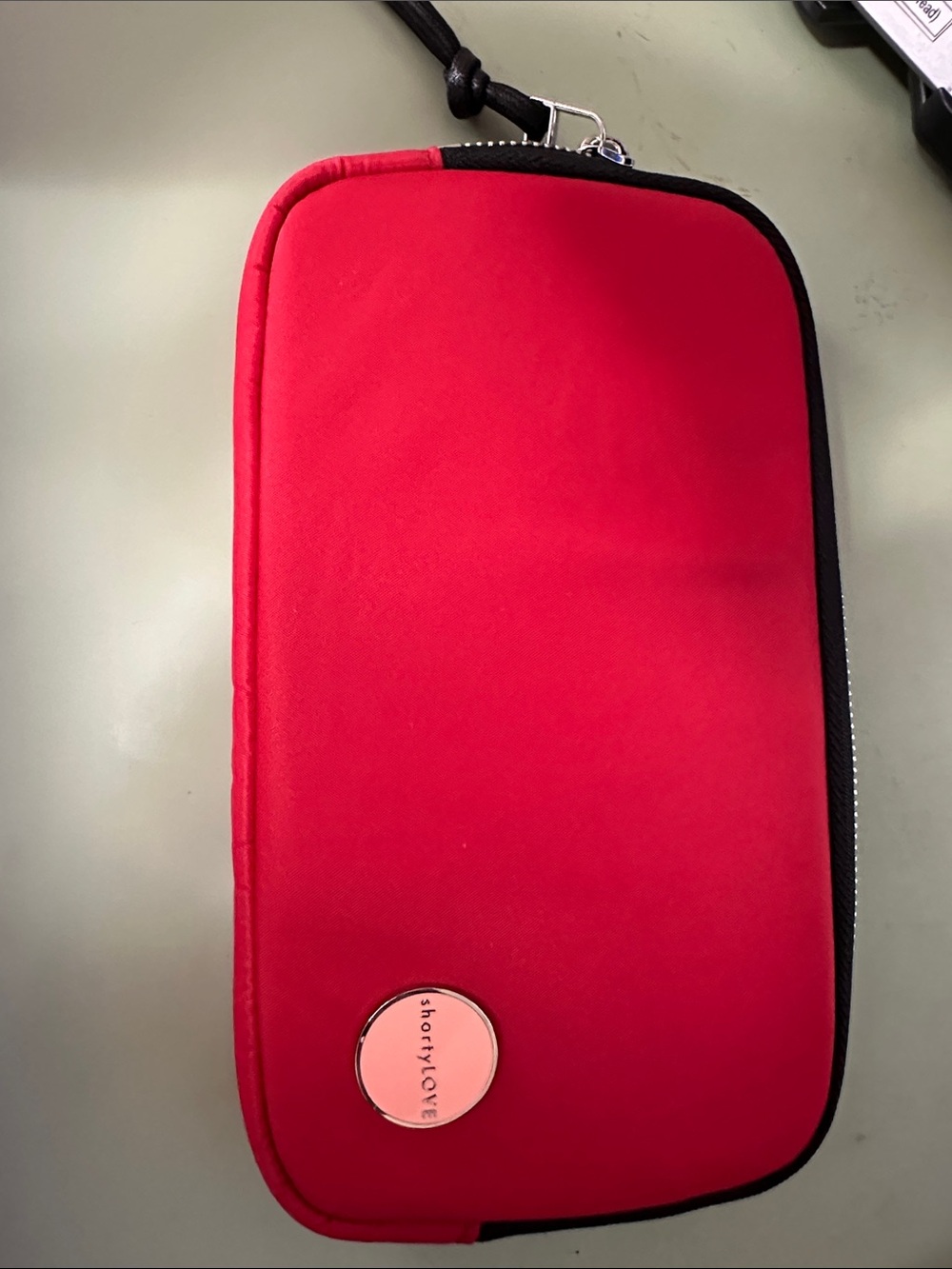 shortylove Red Zip-Around Tablet Sleeve with Wrist Strap